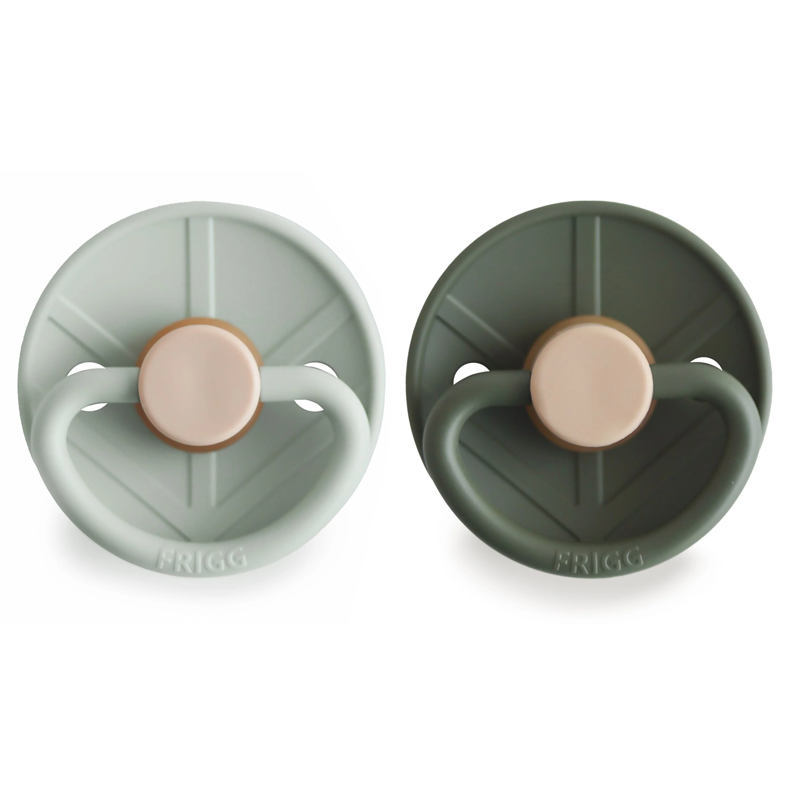 Fopspeen Frigg Little Viking Latex Sage / Olive (2pack) mt 0-6m