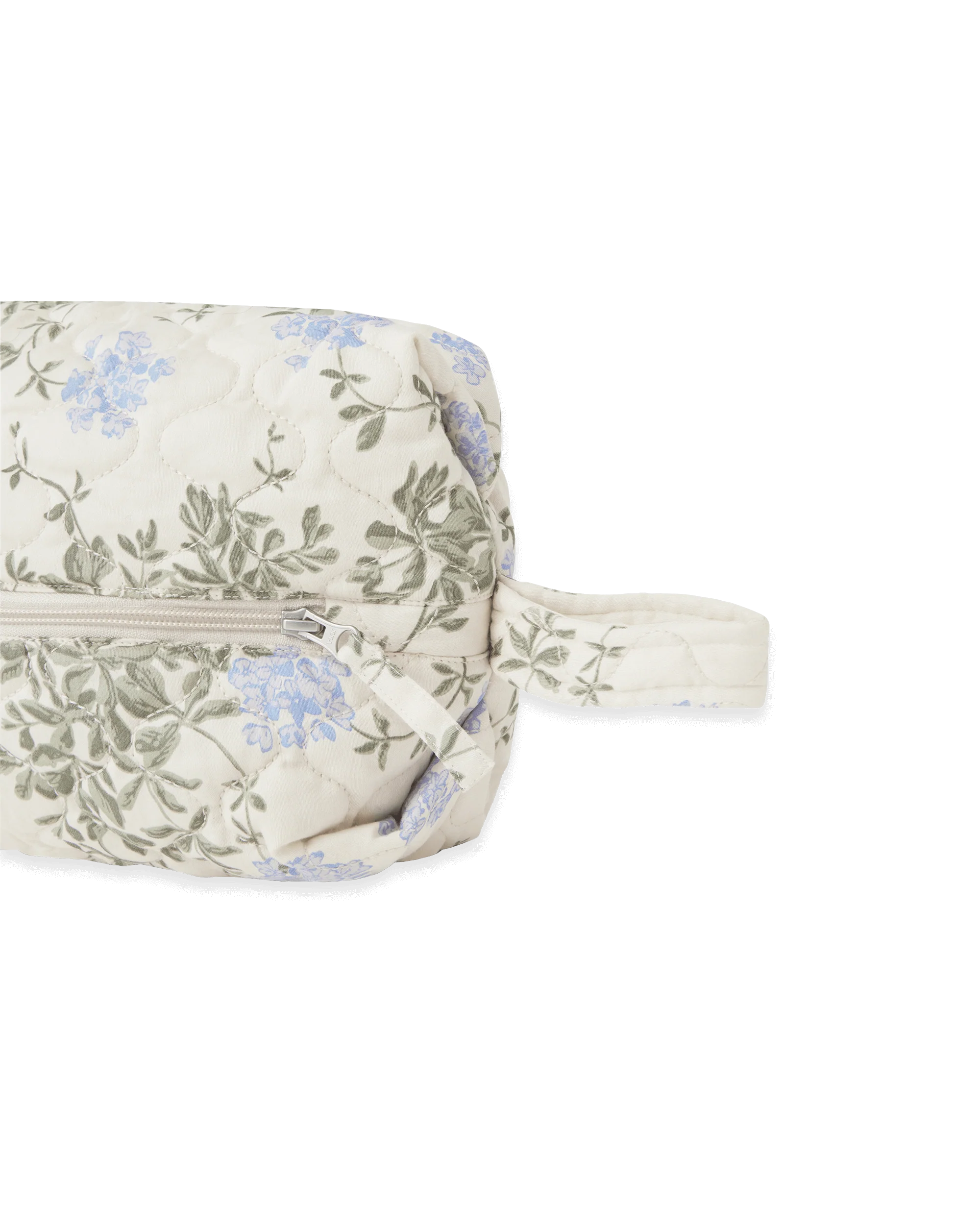 Garbo & Friends - Toilettas Medium Satin Quilted | Plumbago - Image 2