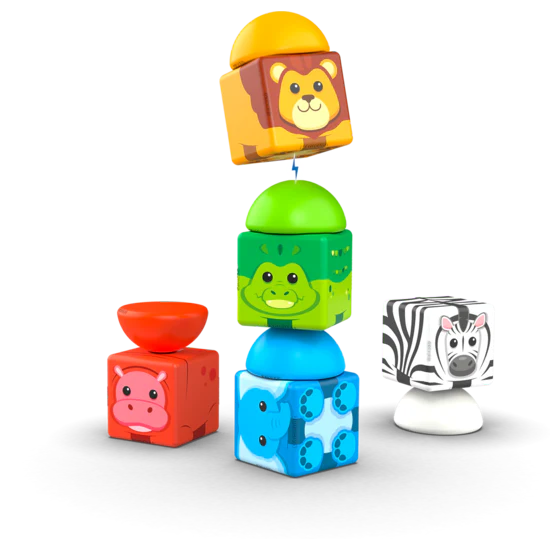 Geomag - Blokken Magicube Stacking Safari (10 stuks) - Image 2