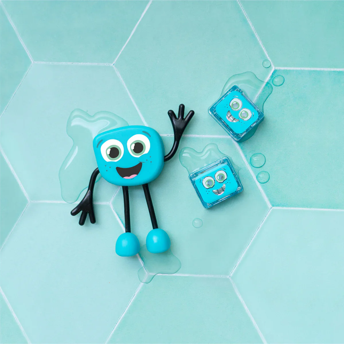 Glo Pals - Badspeeltje Met Licht Light Up | Blair Blue - Image 5
