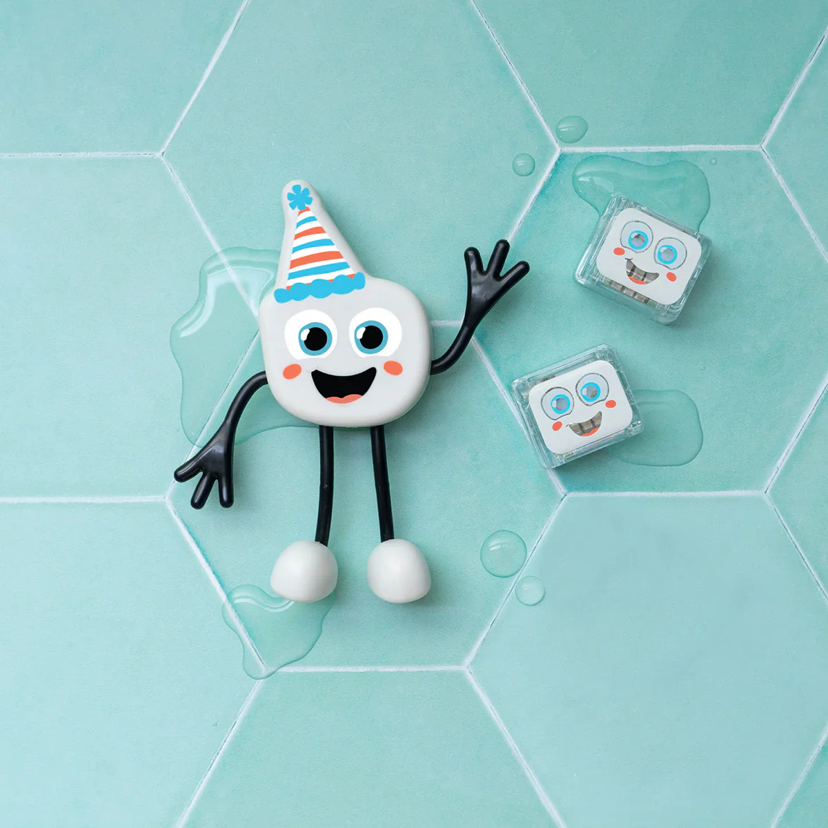Glo Pals - Badspeeltje Met Licht Light Up | Party White - Image 4