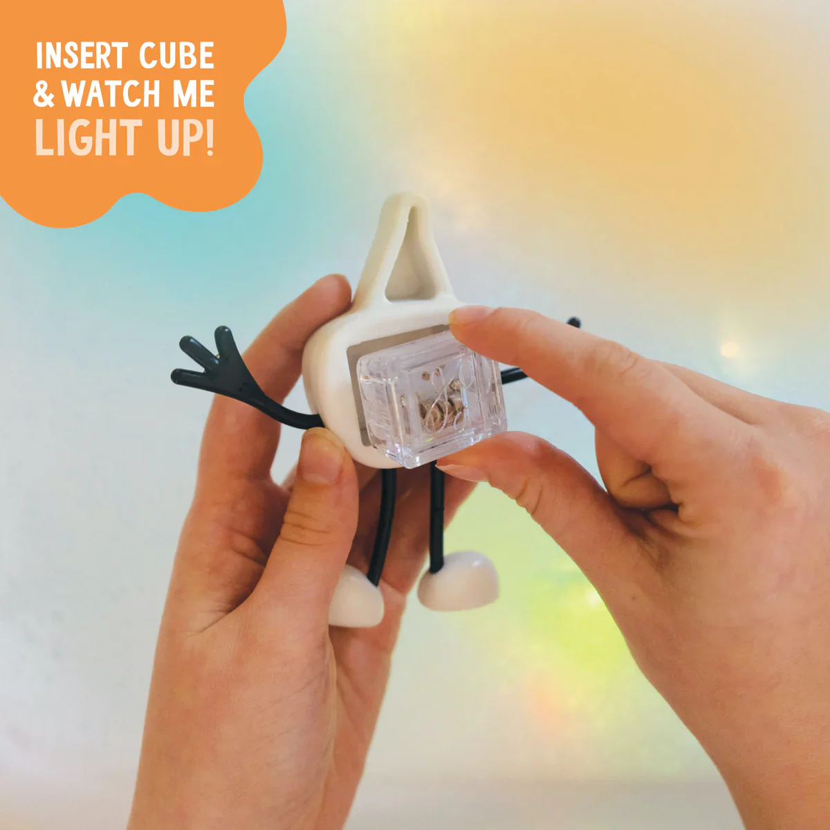 Glo Pals - Badspeeltje Met Licht Light Up | Party White - Image 5
