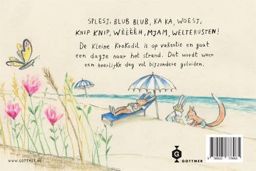 Gottmer - Boek Wat Zegt De Kleine Krokodil Op Vakantie? | Kartonboek 2+ - Image 2