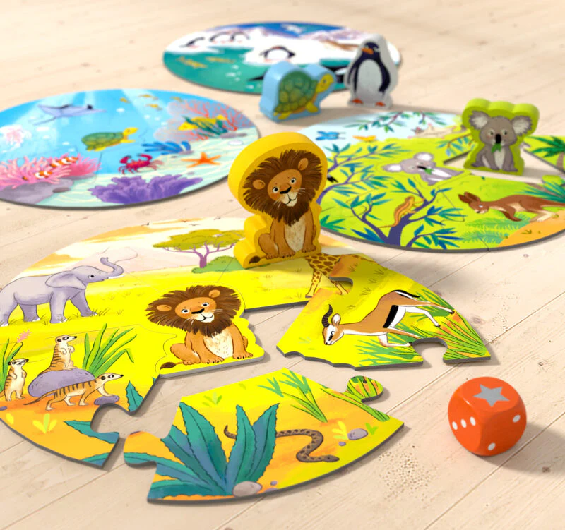 Haba - Waar Wonen De Leeuw En Zijn Dierenvriendjes? | Game Meets Puzzle - Image 2
