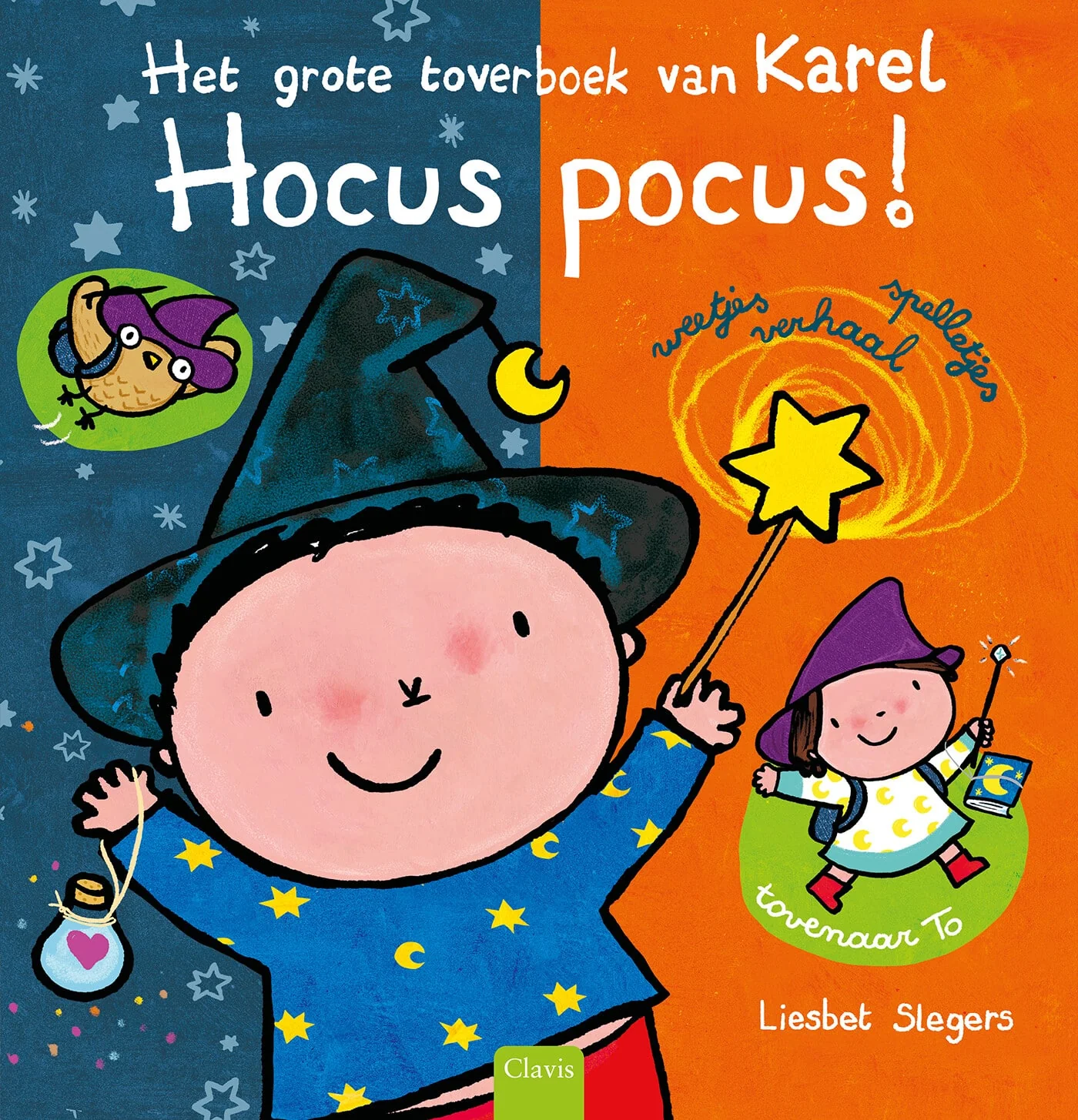 Clavis - Boek Het Grote Toverboek Van Karel Hocus Pocus | Kinderboek