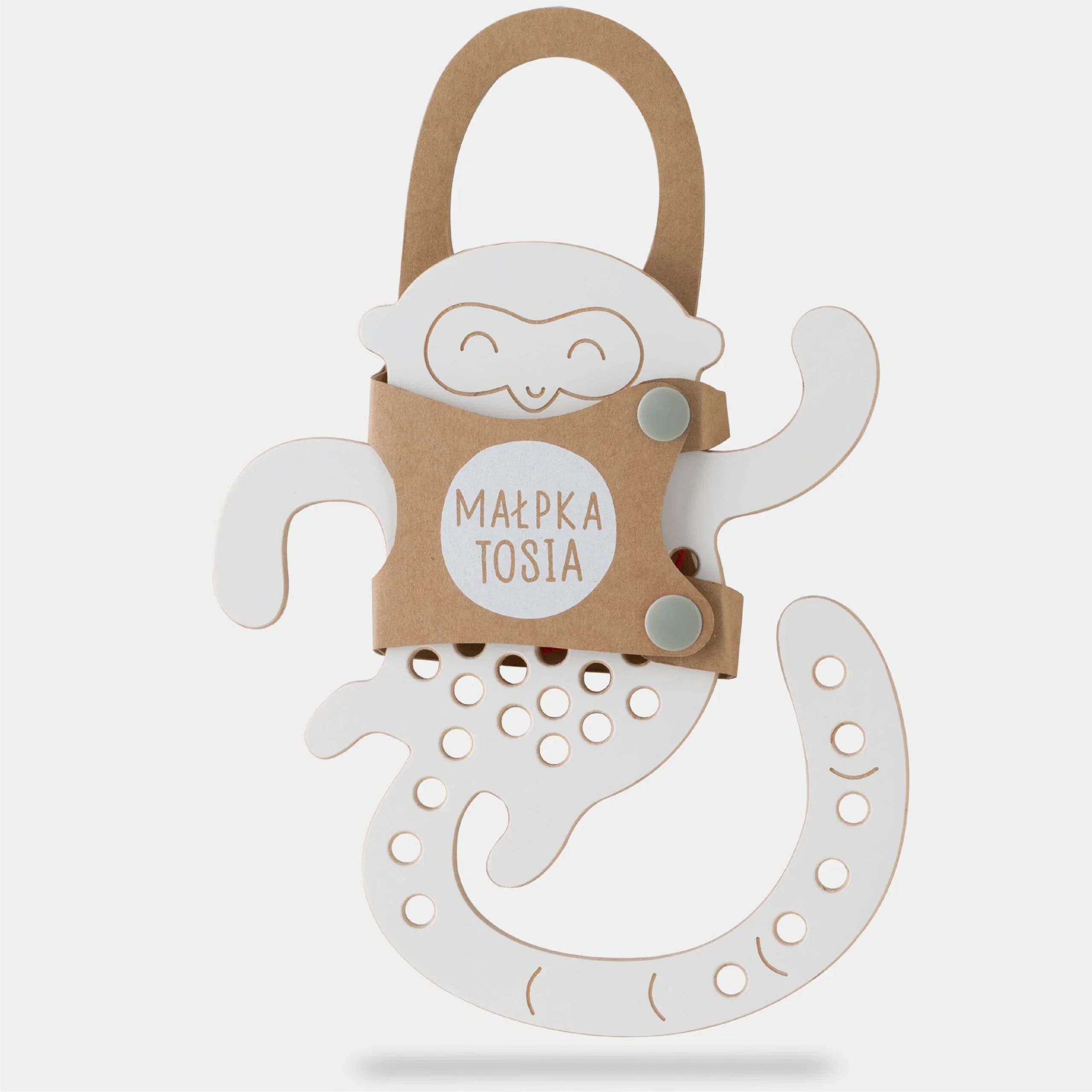 Milin - Houten Rijgspel Amelia | Monkey - Image 2