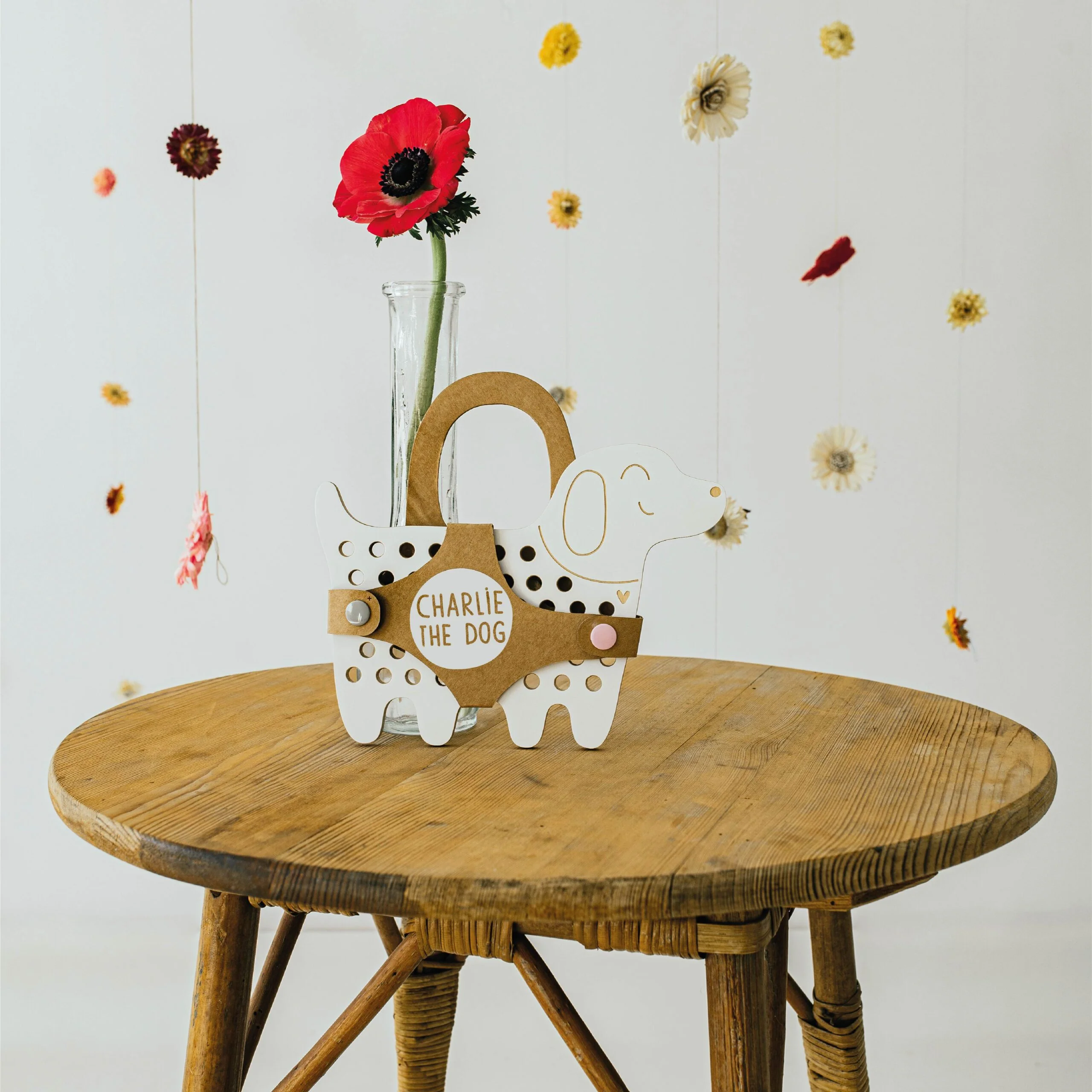 Milin - Houten Rijgspel Charlie | Dog - Image 6