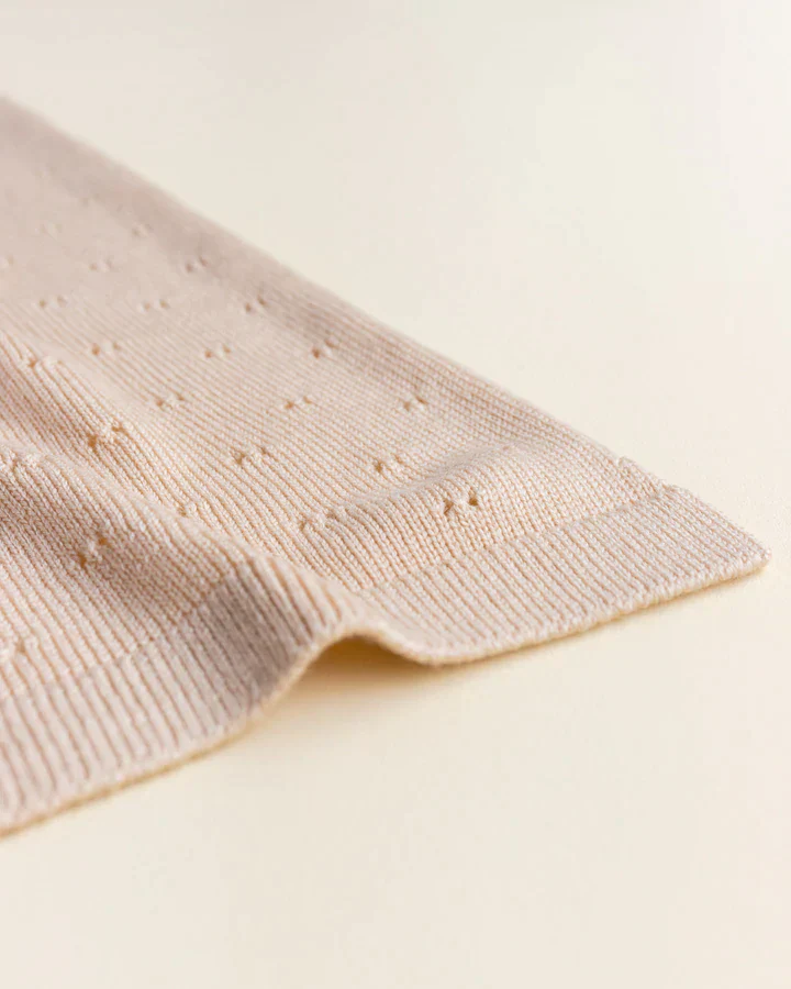 Hvid - Deken 70 x 95 cm Bibi | Oat - Image 3