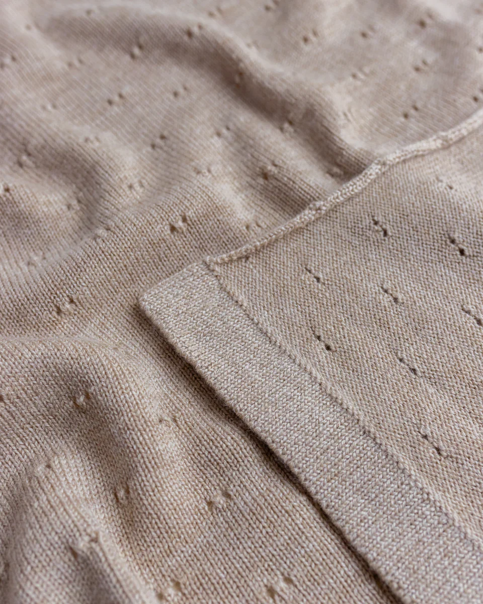 Hvid - Deken 70 x 95 cm Bibi | Sand - Image 4