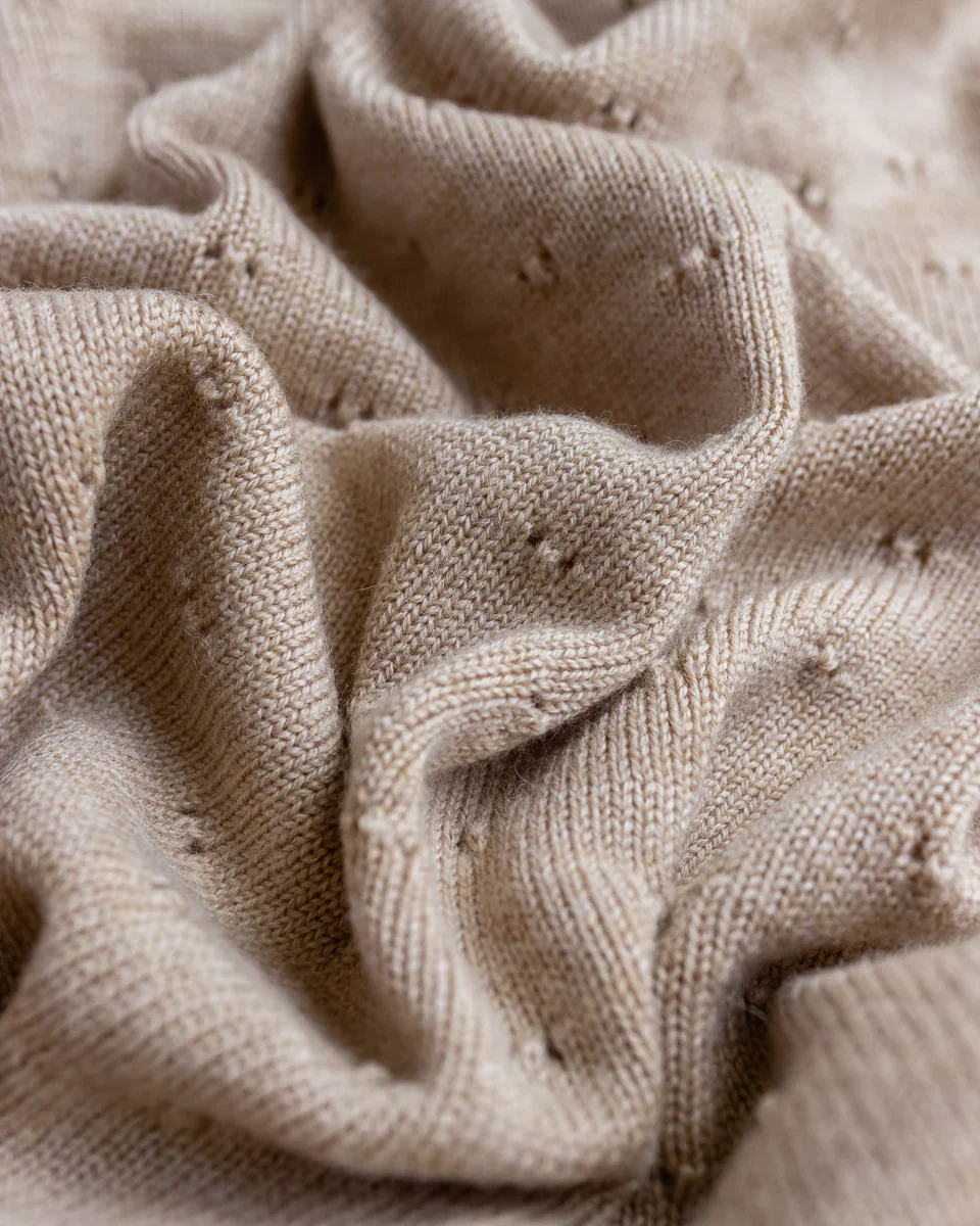 Hvid - Deken 70 x 95 cm Bibi | Sand - Image 6
