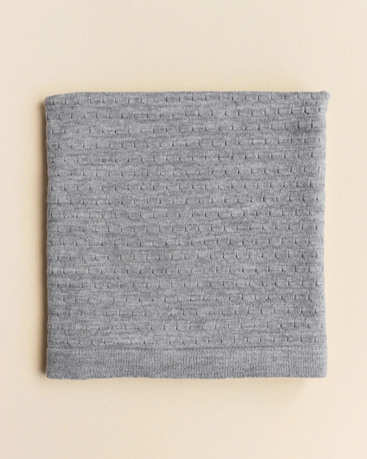 Hvid - Deken 70 x 95 cm Frankie | Grey Melange