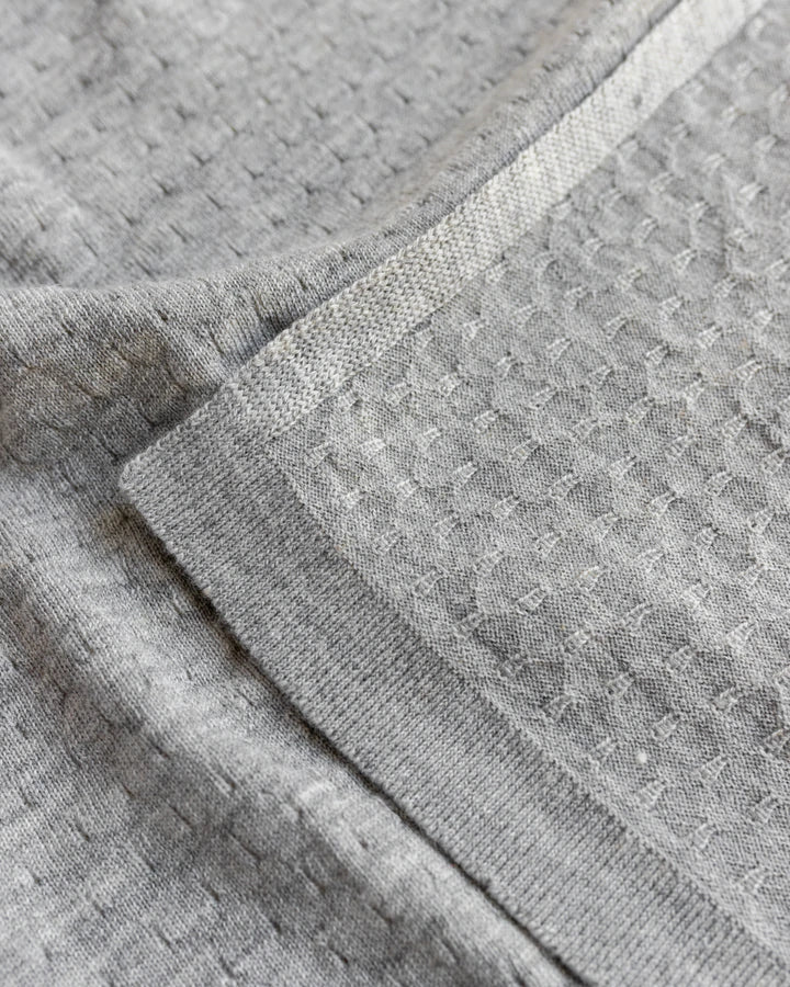Hvid - Deken 70 x 95 cm Frankie | Grey Melange - Image 3