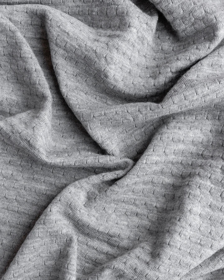 Hvid - Deken 70 x 95 cm Frankie | Grey Melange - Image 6