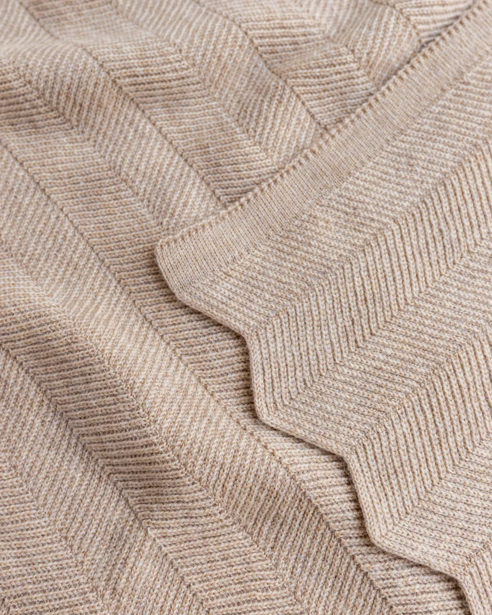 Hvid - Deken 70 x 100 cm Freddie | Sand - Image 6