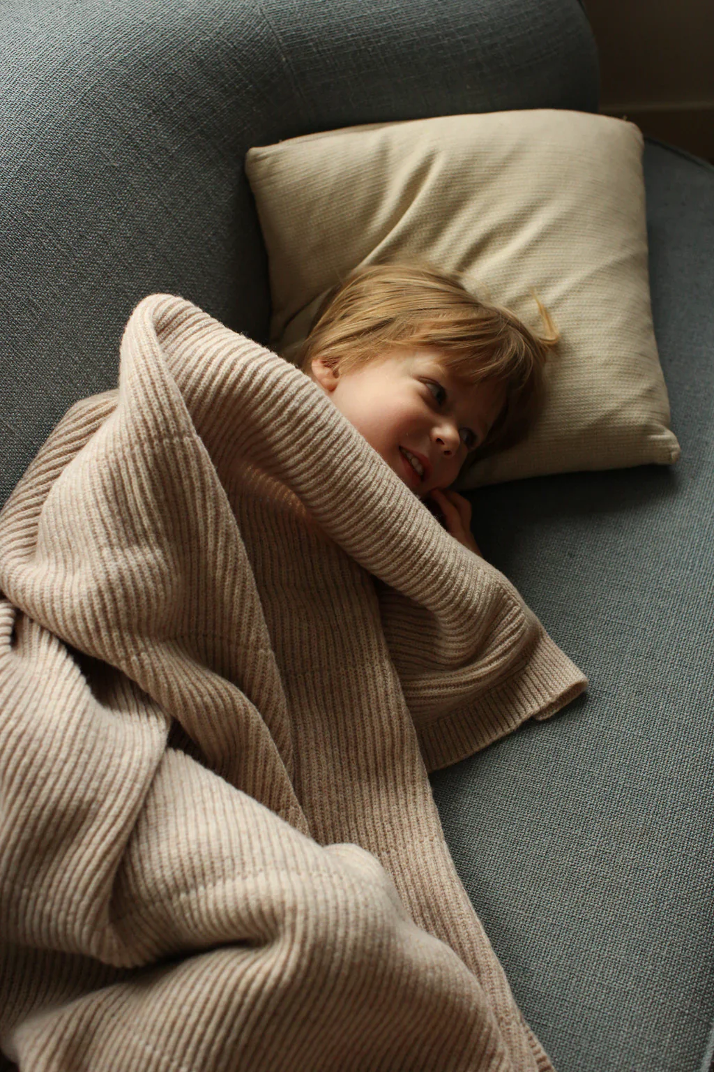 Hvid - Deken 100 x 140 cm Gaston | Soft Beige - Image 5