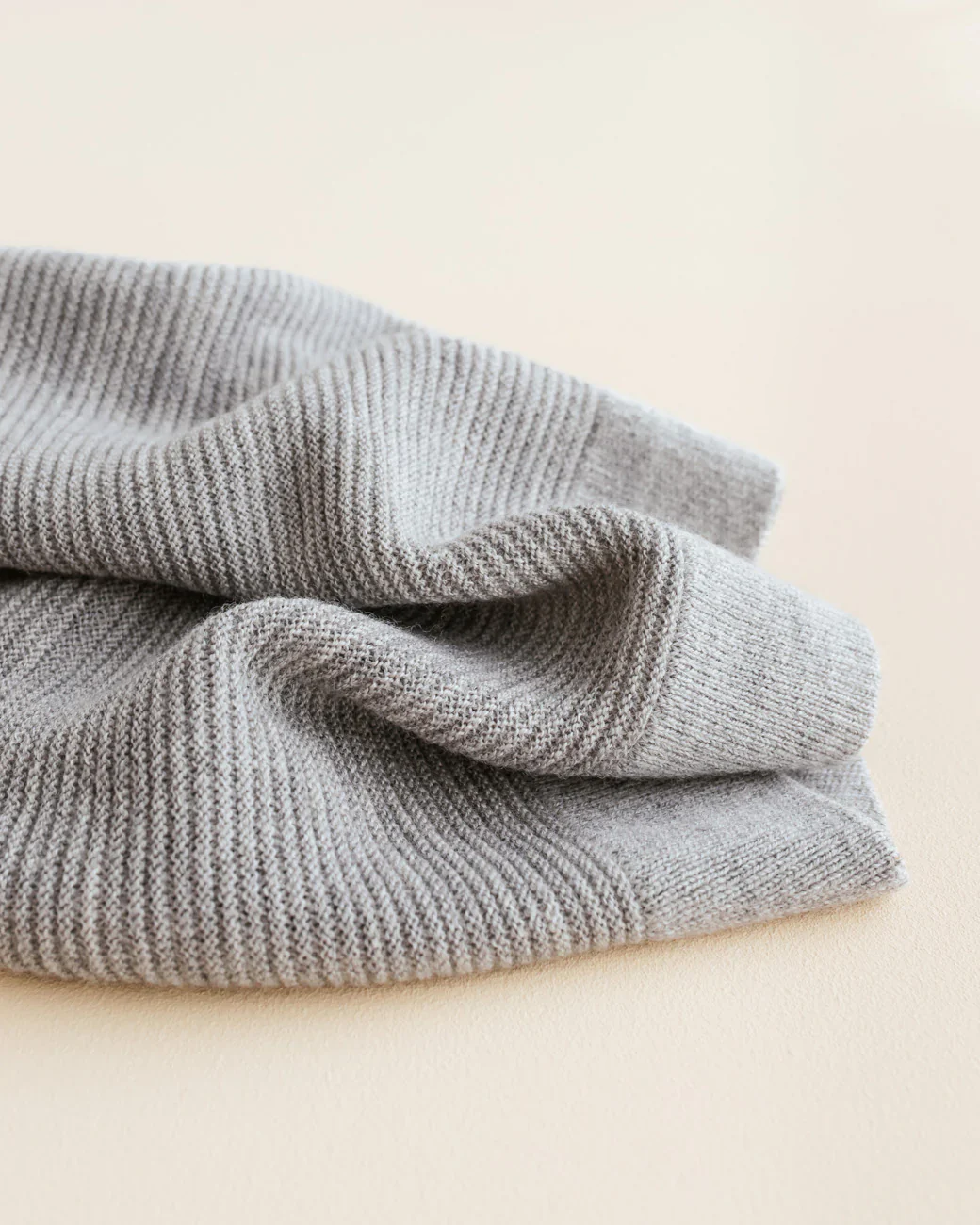 Hvid - Deken 70 x 95 cm Gust | Grey Melange - Image 3