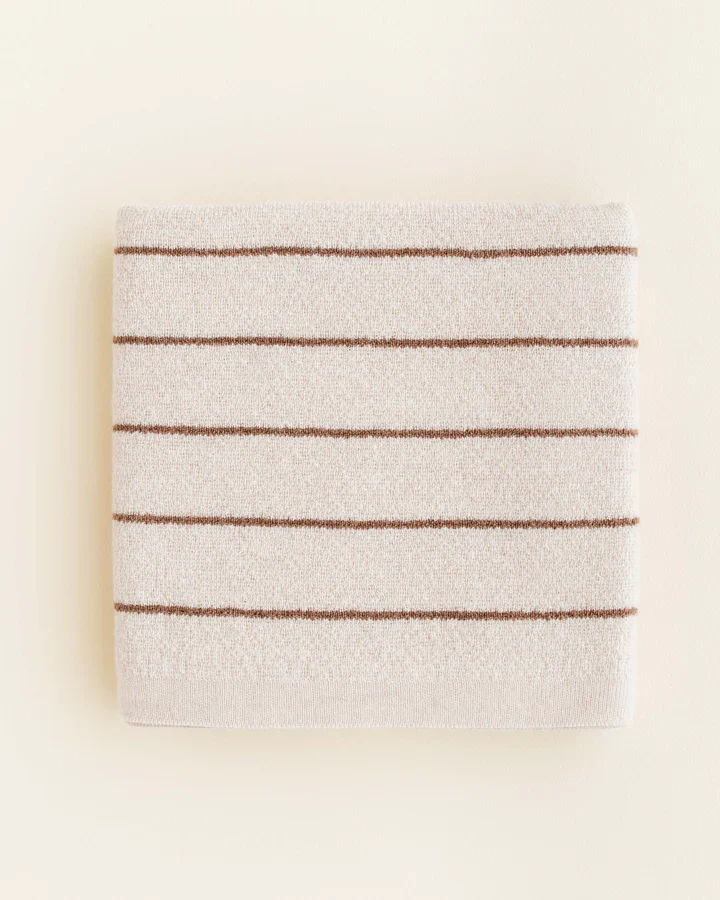 Hvid - Deken 70 x 100 cm Harry | Cream / Mocha