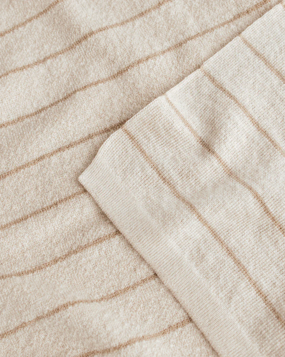 Hvid - Deken 70 x 100 cm Harry | Cream / Sand - Image 2