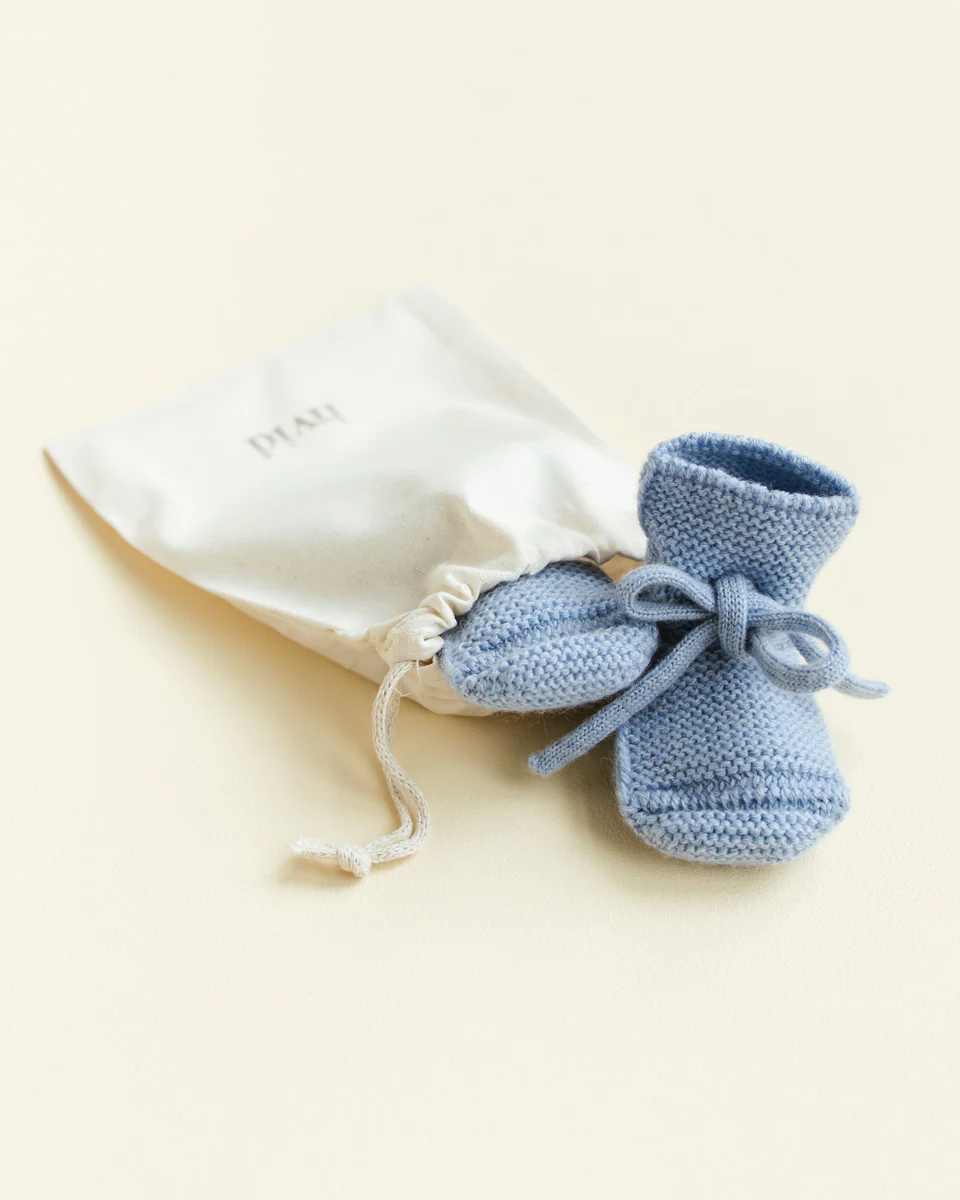 Hvid - Slofjes Light Blue | 9-15m - Image 2