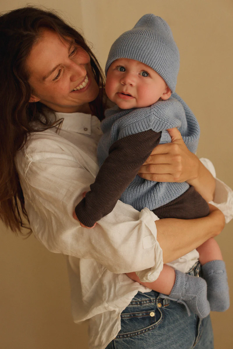 Hvid - Slofjes Light Blue | 9-15m - Image 5