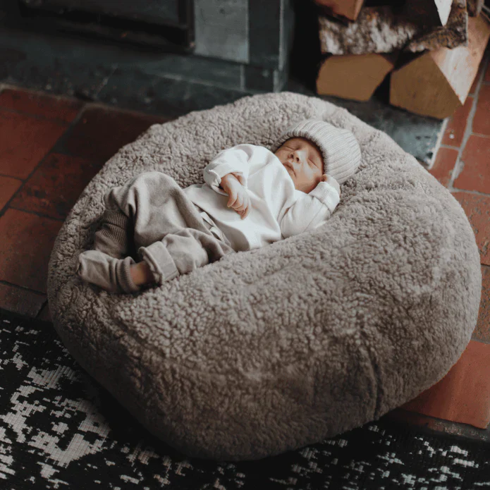 Ilmaha - Hoes Nest Voedingskussen Teddy | Taupe - Image 4