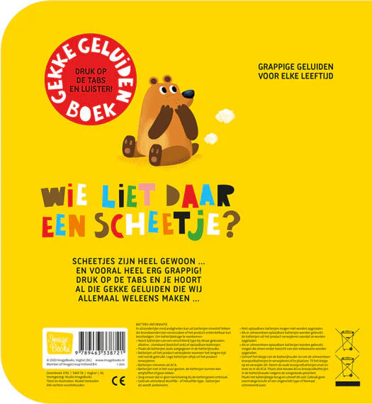 Imagebooks - Geluidenboekje Wie Liet Daar Een Scheetje? - Image 2