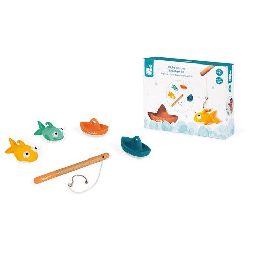 Janod - Bad Spel Fish Them All | Vissen in Bad met Waterspuiters vanaf 2 jaar
