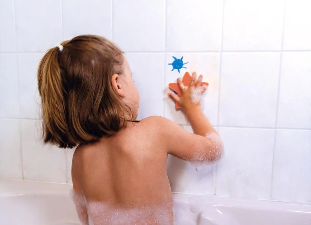 Janod - Bad Stiften met Sponsje (6-pack) | Creatief Tekenplezier in Bad vanaf 3 jaar - Image 3