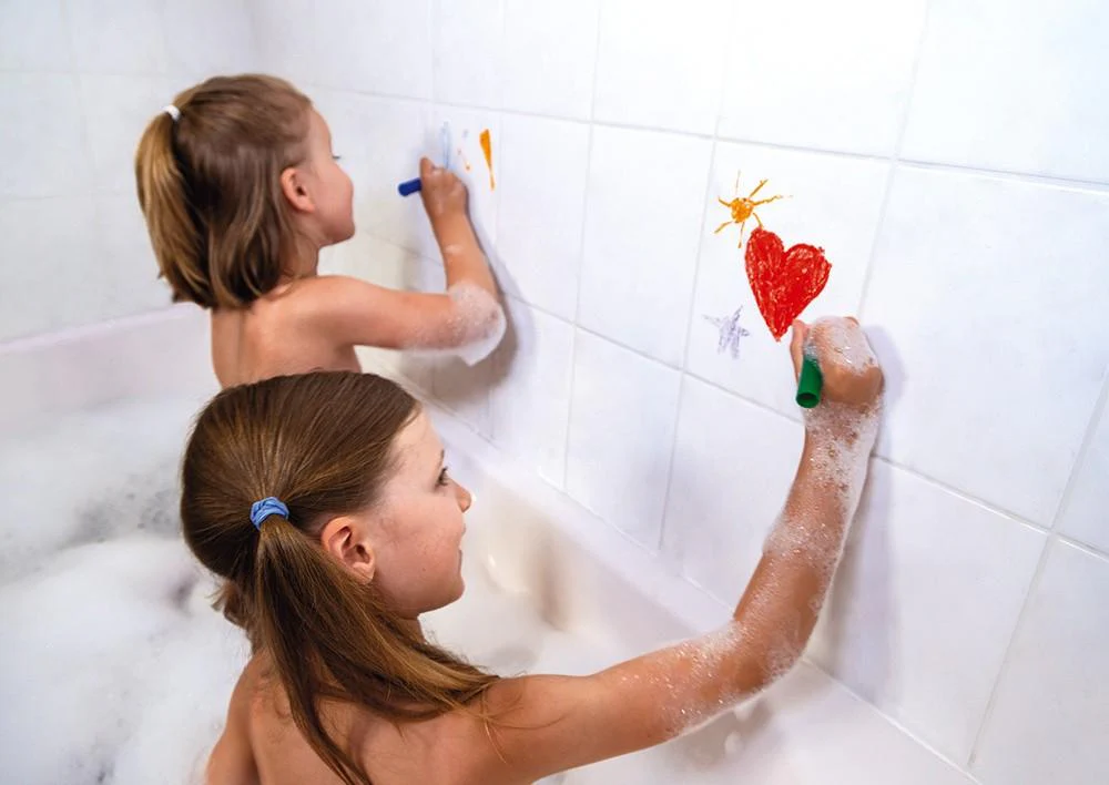 Janod - Bad Stiften met Sponsje (6-pack) | Creatief Tekenplezier in Bad vanaf 3 jaar - Image 4