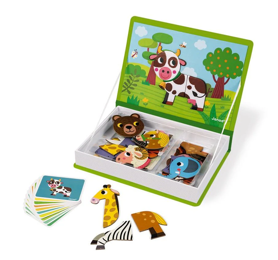 Janod - Magneetboek Magneti'Book Animals | Dieren Combinatiespel - Image 2