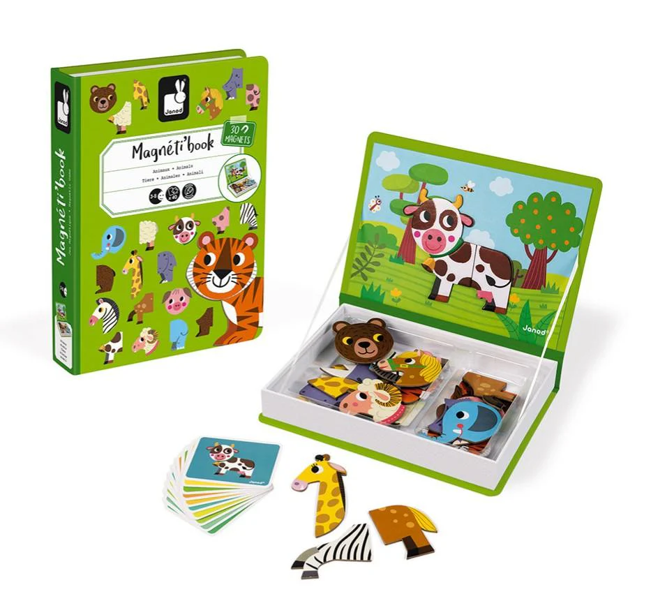 Janod - Magneetboek Magneti'Book Animals | Dieren Combinatiespel - Image 4