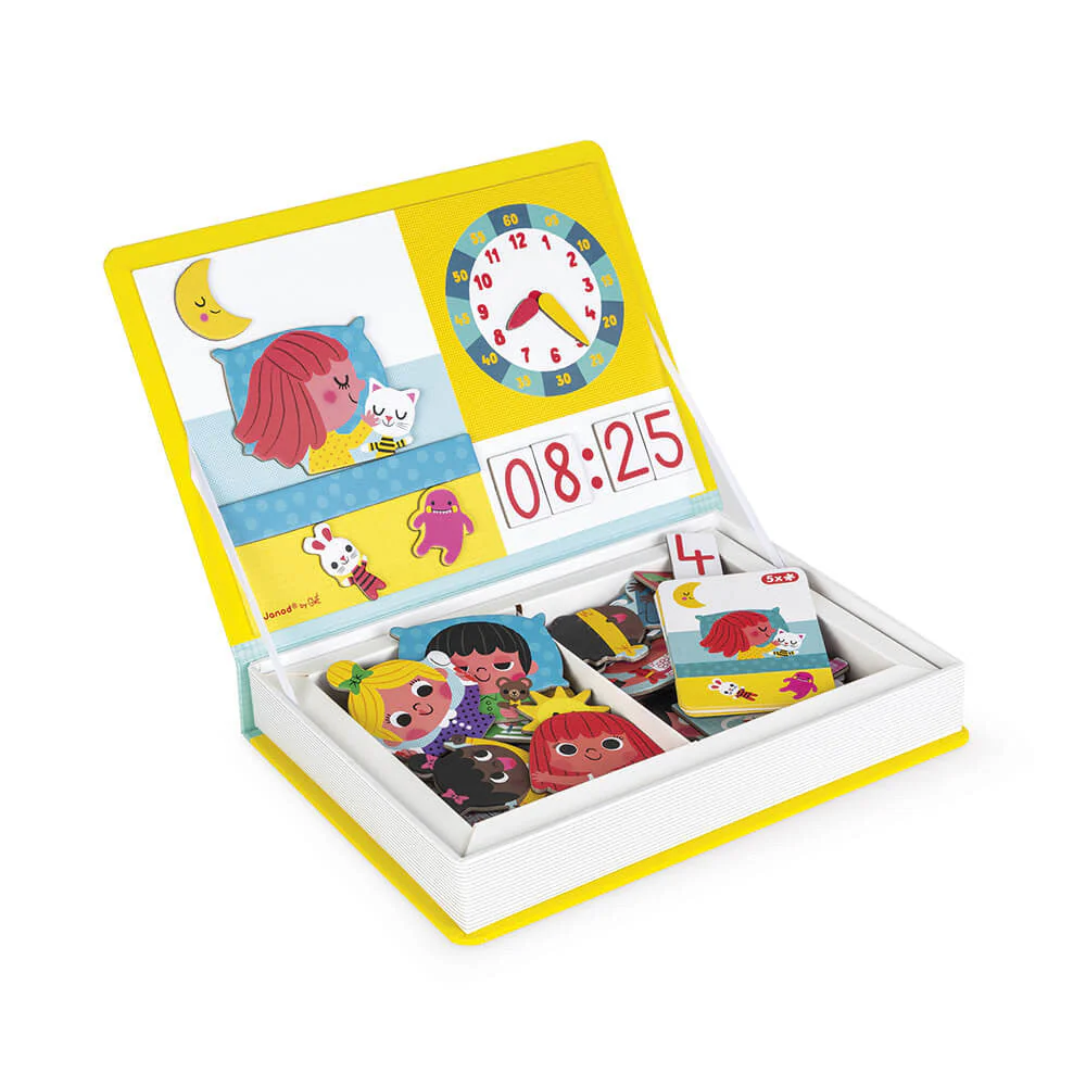 Janod - Magneetboek Magneti'Book Ik Leer De Klok | Educatief Klokleerspel - Image 3