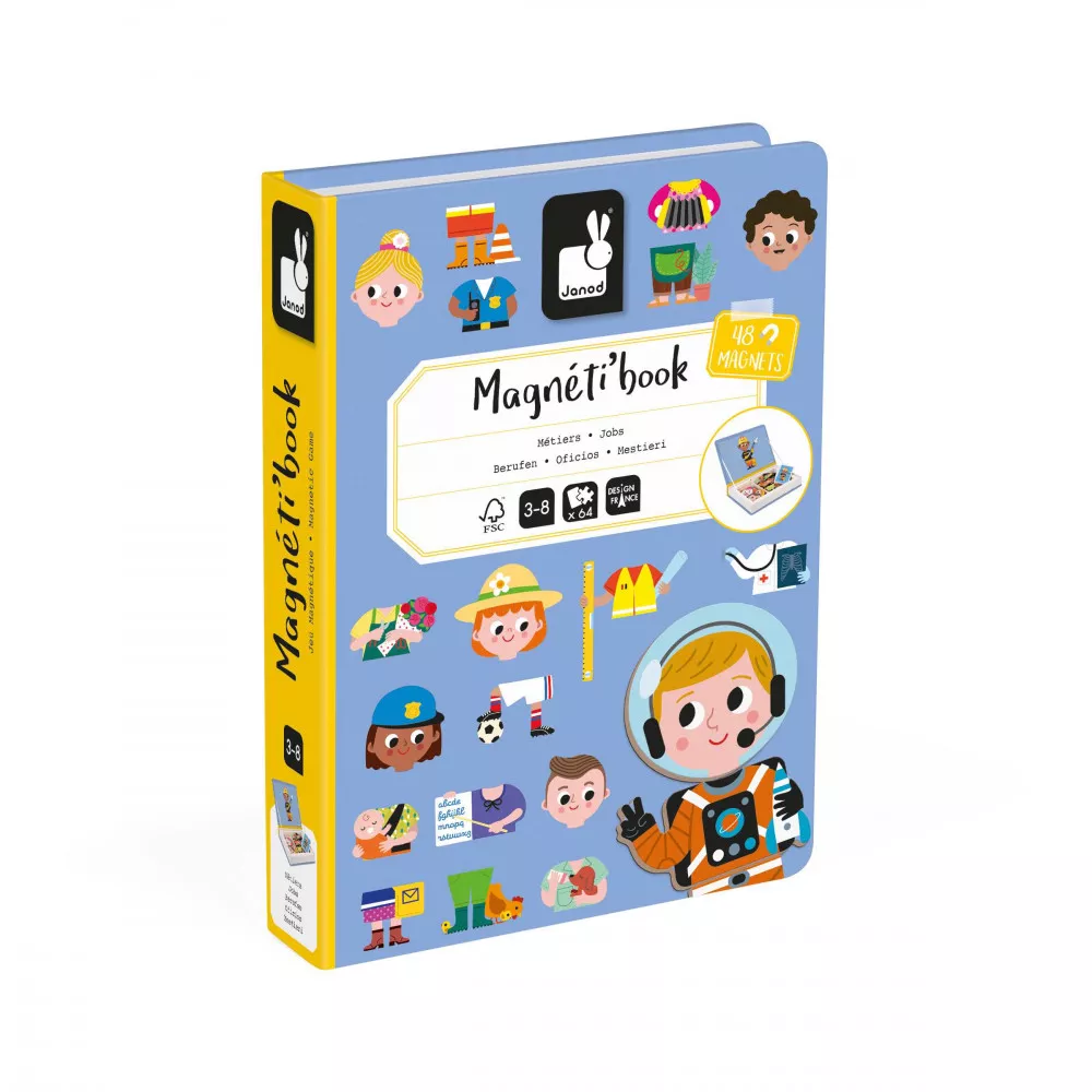 Janod - Magneetboek Magneti'Book Jobs | Job Thema