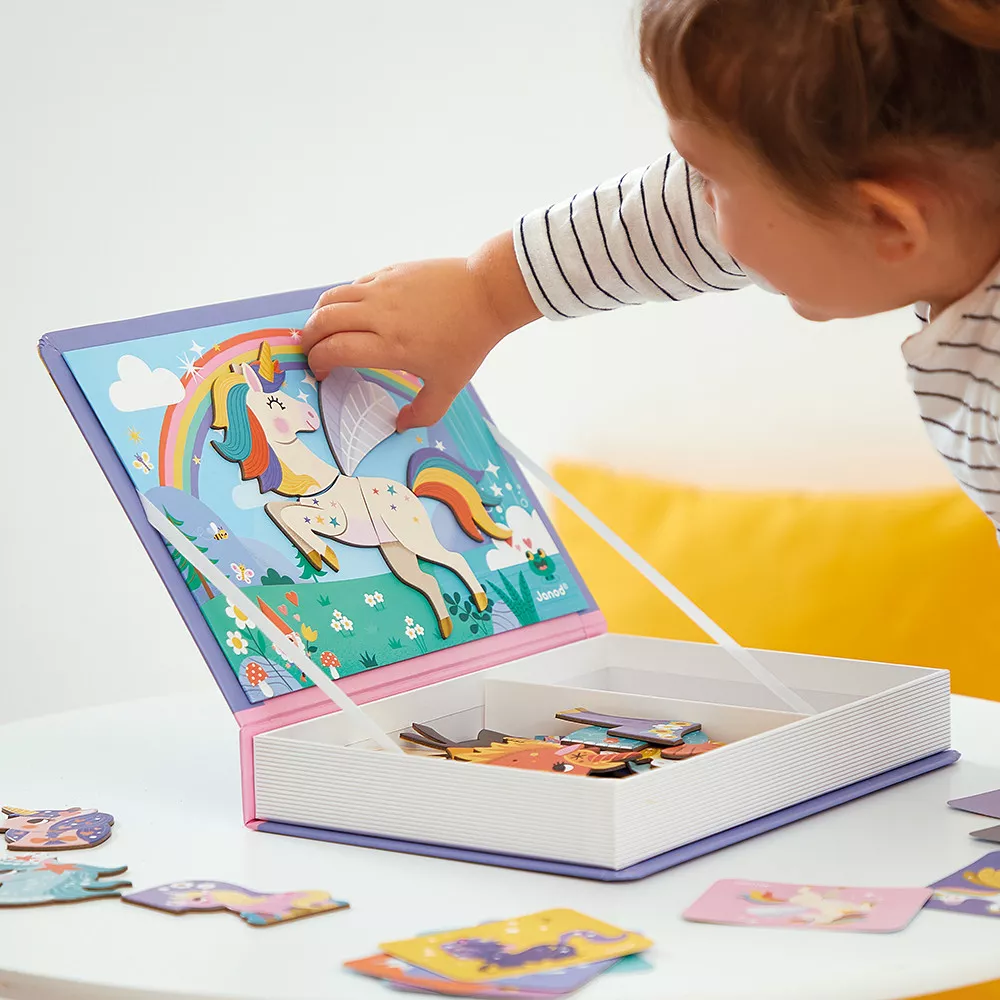 Janod - Magneetboek Magneti'Book Unicorns | Eenhoorn Thema - Image 7