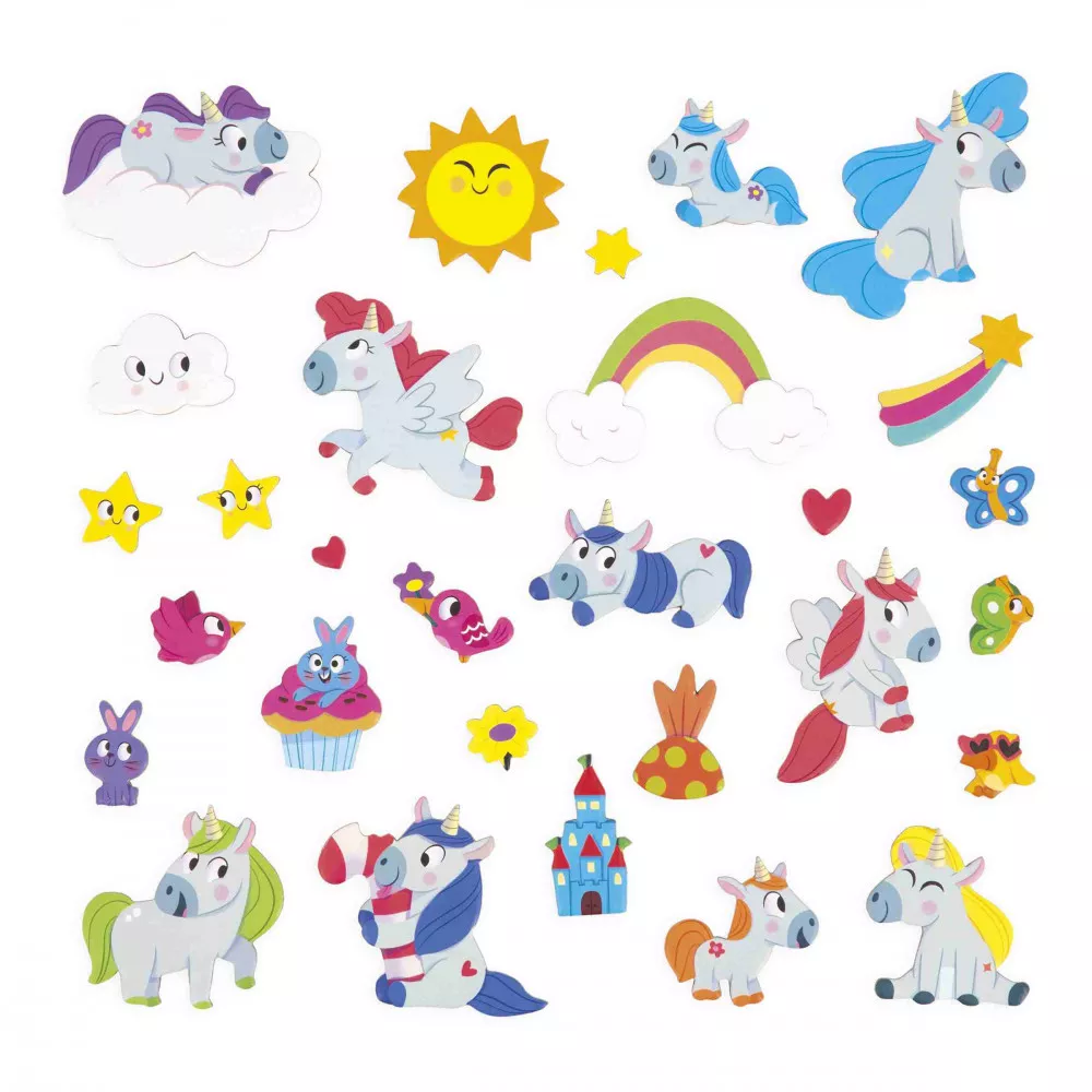 Janod - Magneetboek Magneti'Stories Unicorns | Eenhoorn Thema - Image 6