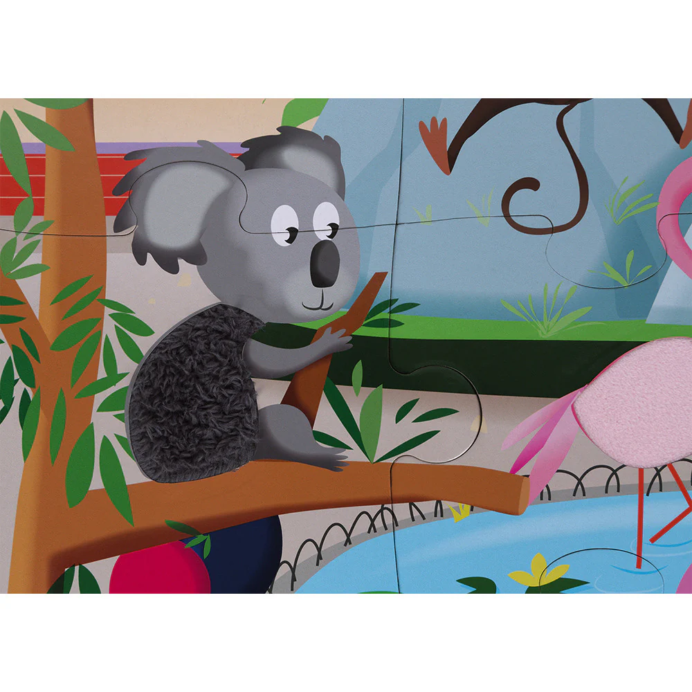 Janod - Puzzel A Day At The Zoo (20 stuks) | Dierentuin Thema - Image 3