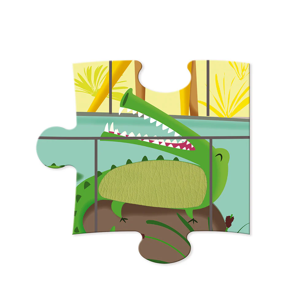 Janod - Puzzel A Day At The Zoo (20 stuks) | Dierentuin Thema - Image 6