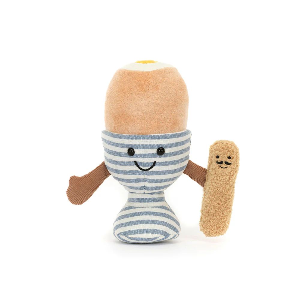 Jellycat - Knuffel Amuseables Boiled Egg & Soldier | 12 cm - Image 2