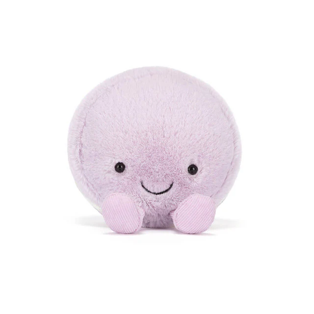 Jellycat - Knuffel Amuseables May Macaron | Lavender - Image 3
