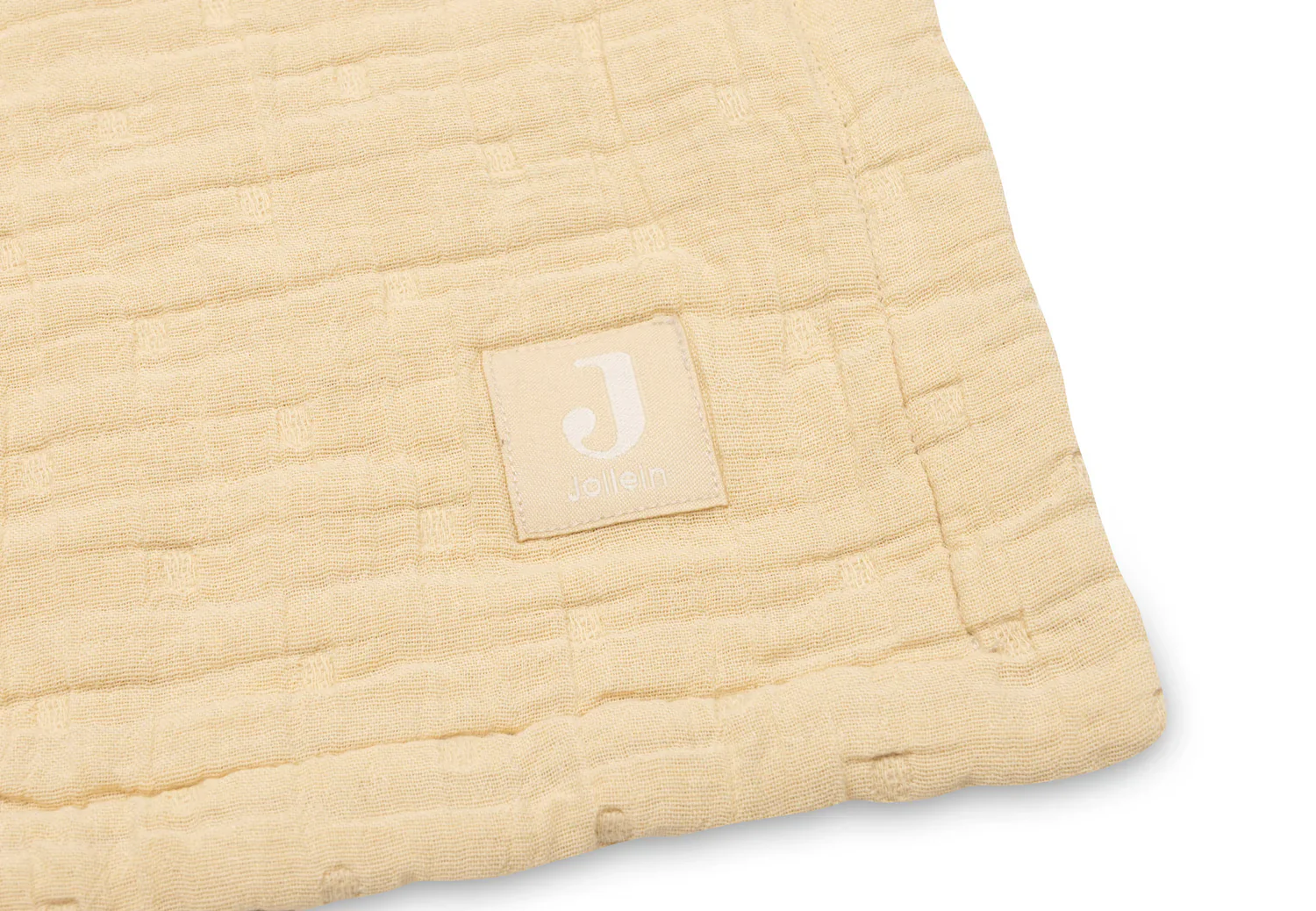 Jollein - Deken Hydrofiel 75 x 100 cm Jacquard | Vanilla - Image 5