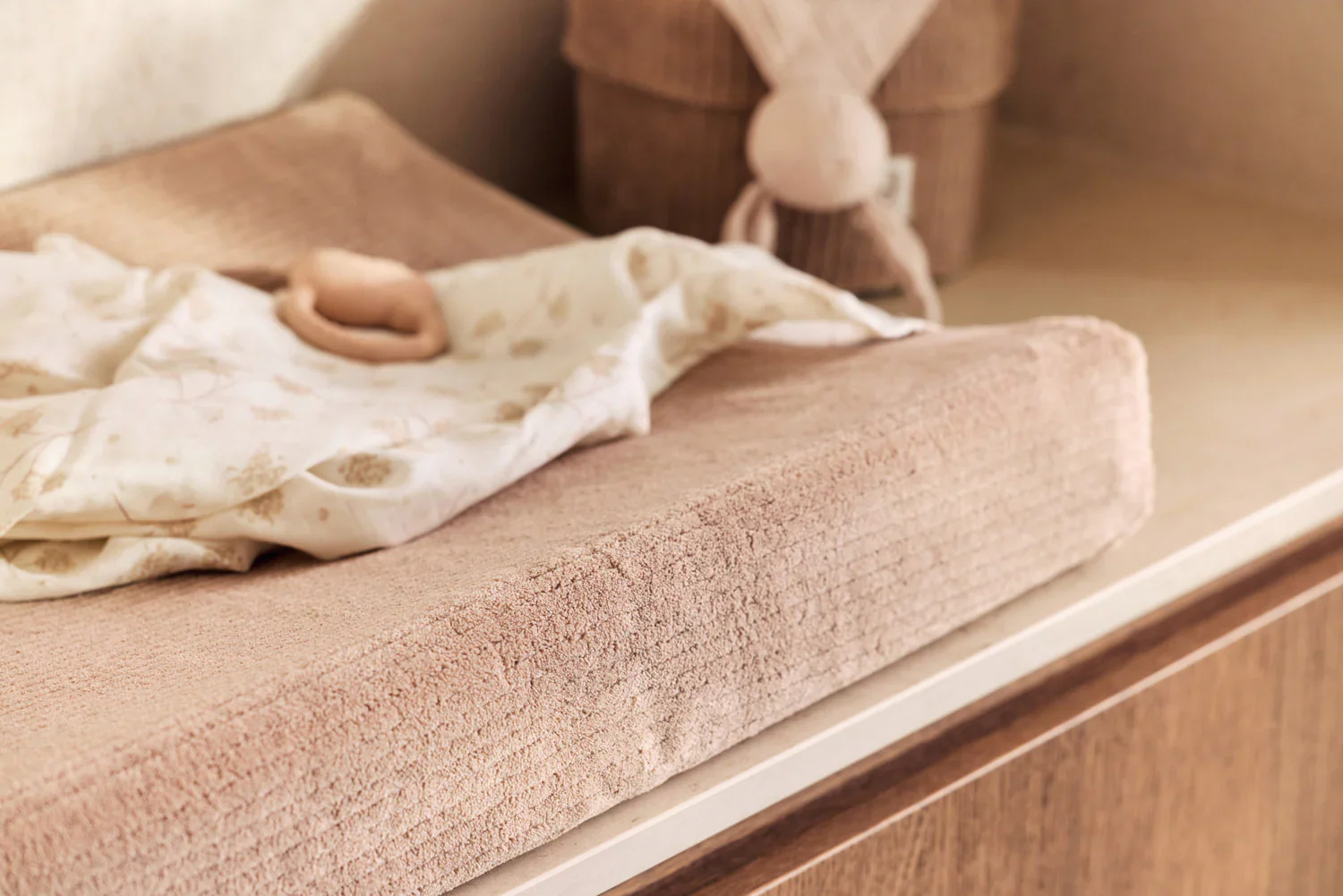 Jollein - Hoes Waskussen 50 x 70 cm Cloudy Rib | Milky Coffee - Image 6