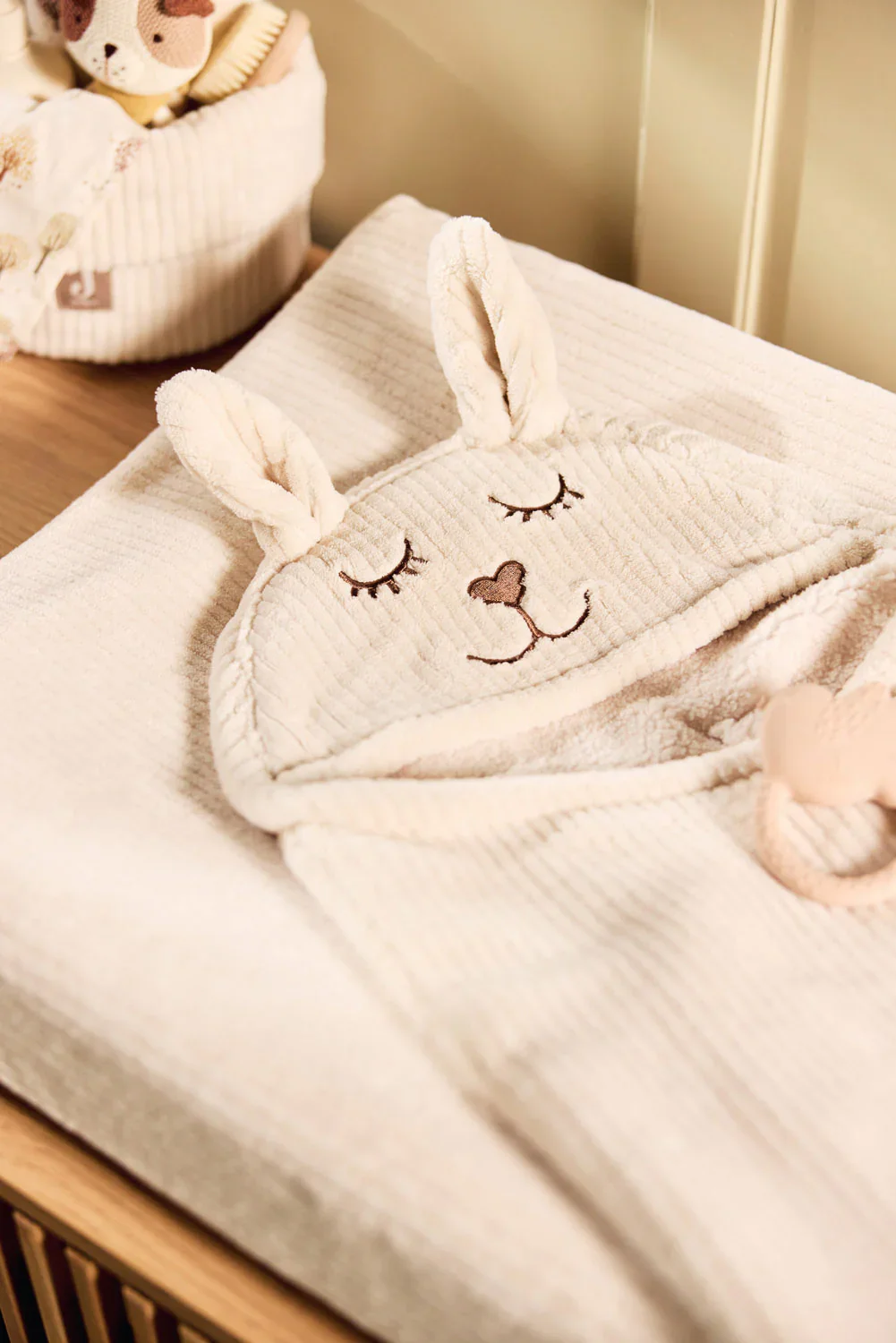Jollein - Hoes Waskussen 50 x 70 cm Cloudy Rib | Oatmeal - Image 5