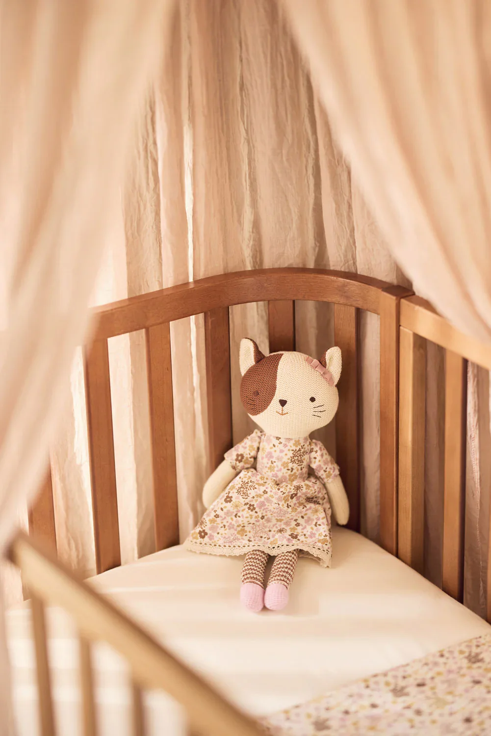 Jollein - Knuffel Cat Jill | Naturel - Image 6