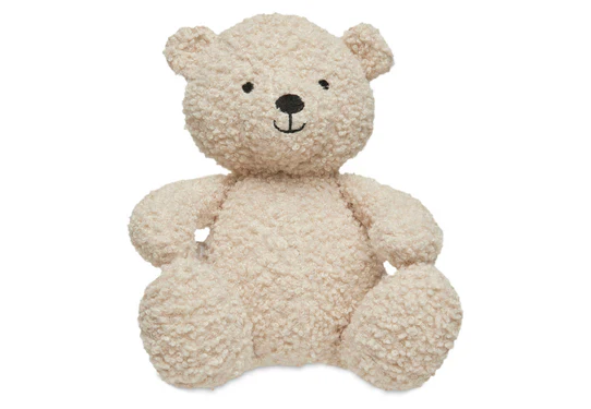 Jollein - Knuffel Teddy Bear Naturel | Zachte Bouclé Stof
