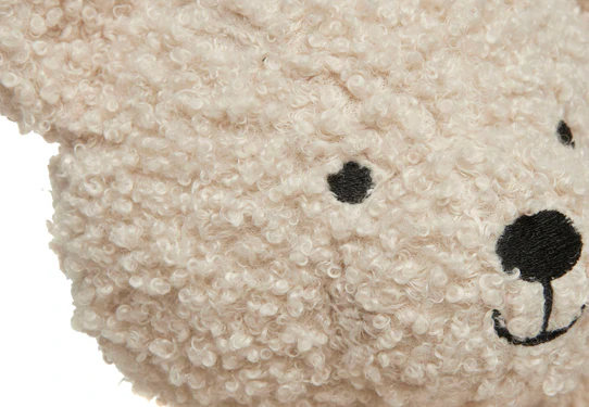 Jollein - Knuffel Teddy Bear Naturel | Zachte Bouclé Stof - Image 4