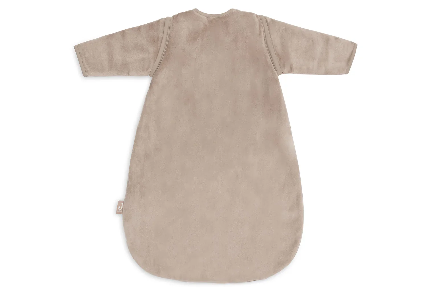 Jollein - Slaapzak 60cm Velvet Afritsbare Mouw | Milky Coffee - Image 2