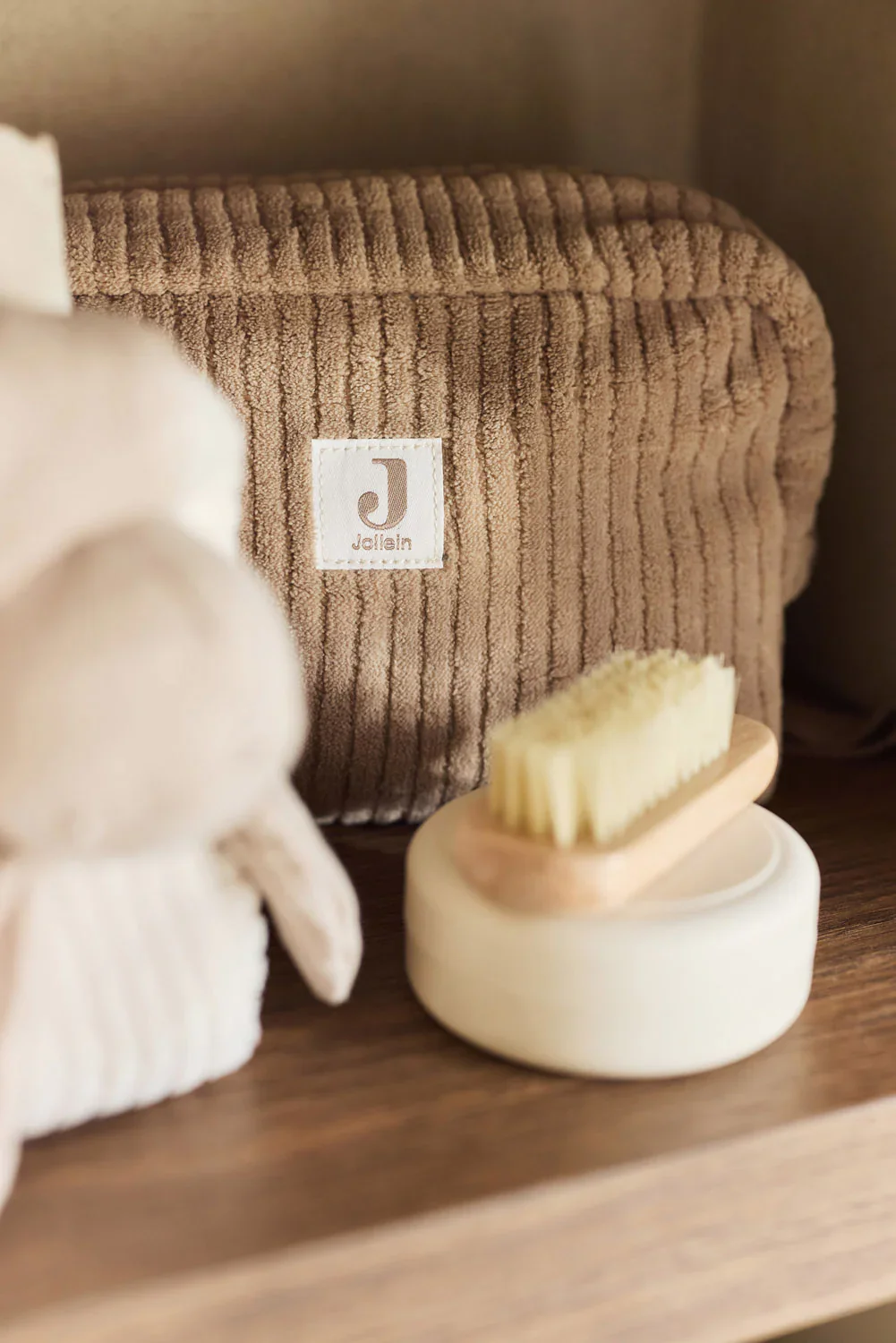Jollein - Toilettas Cloudy Rib | Milky Coffee - Image 5