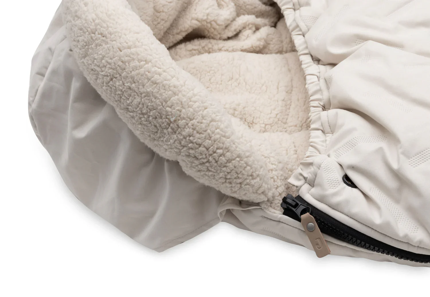 Jollein - Voetenzak Buggy / Kinderwagen Embossed | Sand - Image 5
