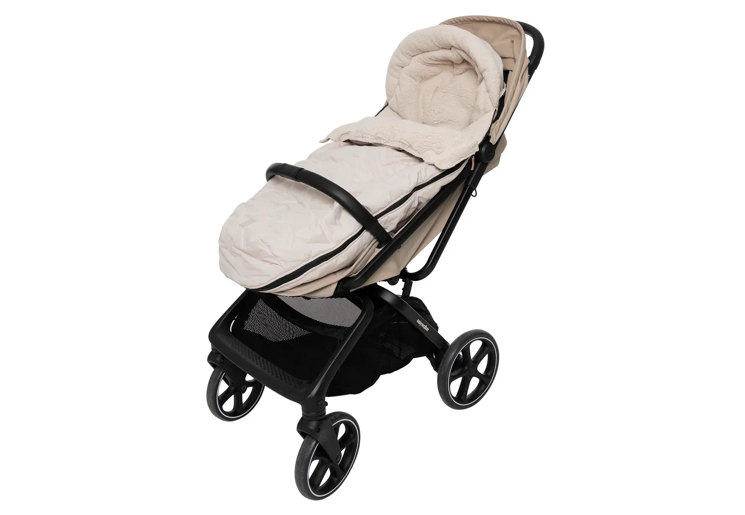 Jollein - Voetenzak Buggy / Kinderwagen Embossed | Sand - Image 6