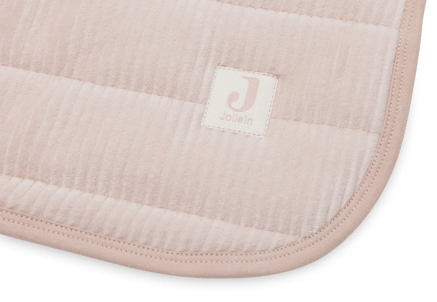 Jollein - Deken Wieg 75 x 100 cm Velvet Rib | Wild Rose - Image 4